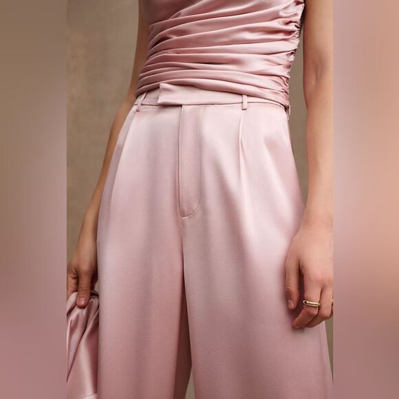 Ronny Kobo Kia Pant in Mauve Satin NWT 6 - Picture 2 of 5